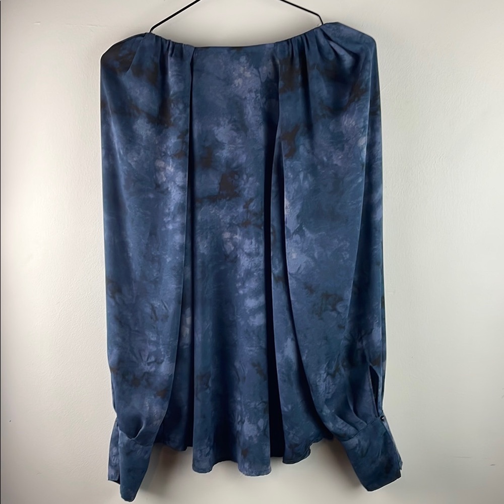 Artsy Worthington Blue Blouse L - Picture 5 of 7